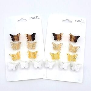 2 FOR $10 Butterfly Clips